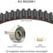 Dayco 93-97 Geo/Toyota 1.8L Timing Belt Kit, 95235K1 95235K1 - alternate 1
